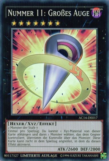 Number 11: Big Eye (German) - 
