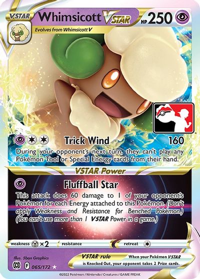 Whimsicott VSTAR [Prize Pack] #65