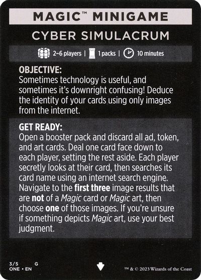 Magic Minigame Cyber Simulacrum #3