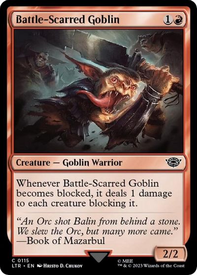 Battle Scarred Goblin #115