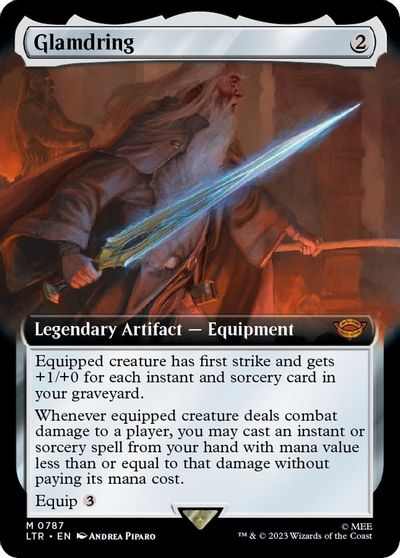 Glamdring Extended Art Surge Foil #787