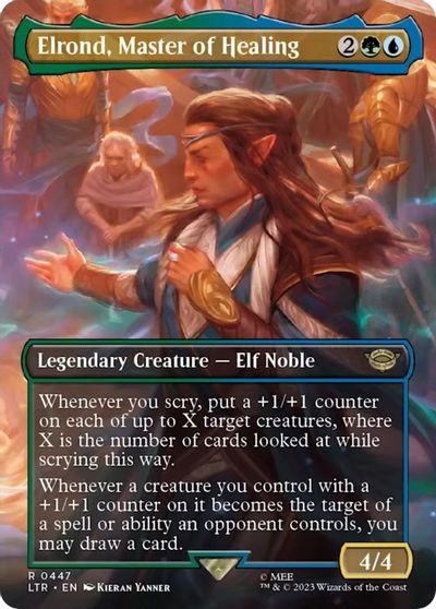 Elrond Master of Healing Borderless #447
