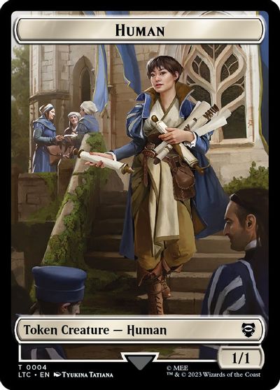 Human Human Soldier 0002 Double Sided Token #4 // 2