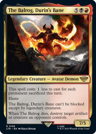 The Balrog Durins Bane #195