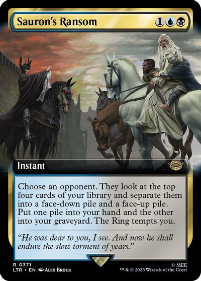 Saurons Ransom Extended Art #371