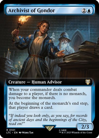 Archivist of Gondor Extended Art #101