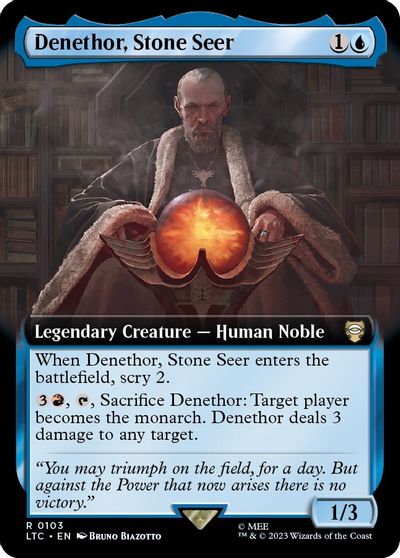Denethor Stone Seer Extended Art #103
