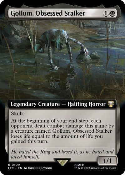 Gollum Obsessed Stalker Extended Art #109