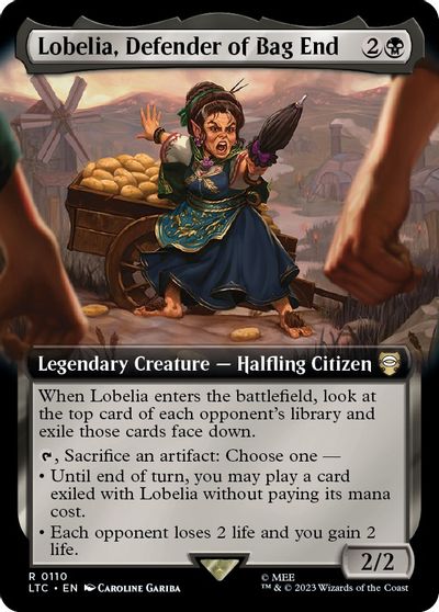 Lobelia Defender of Bag End Extended Art #110