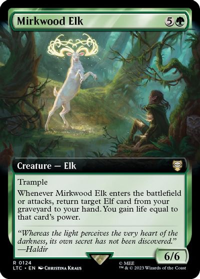 Mirkwood Elk Extended Art #124
