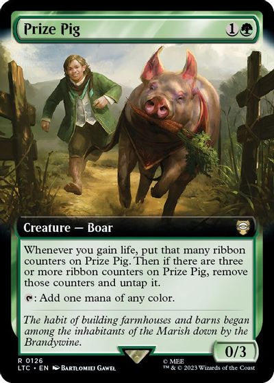 Prize Pig Extended Art #126