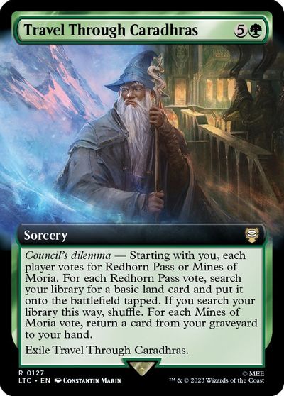 Travel Through Caradhras Extended Art #127