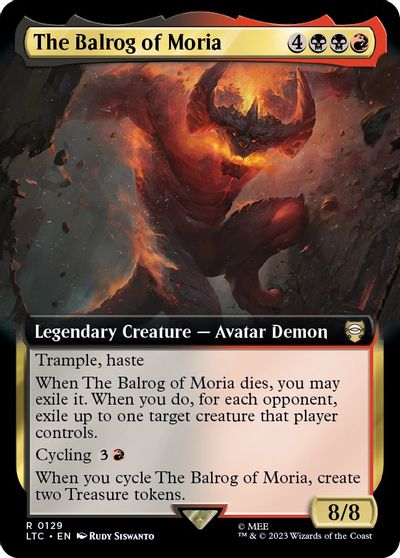 The Balrog of Moria Extended Art #129