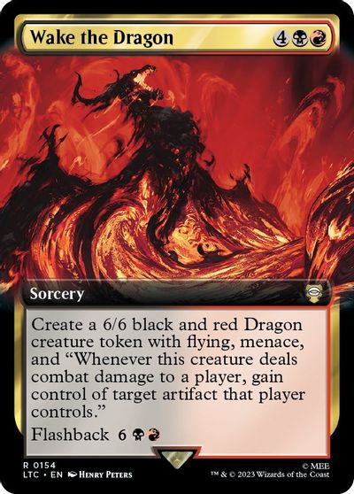 Wake the Dragon Extended Art #154