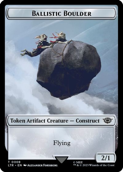 Ballistic Boulder Token #8