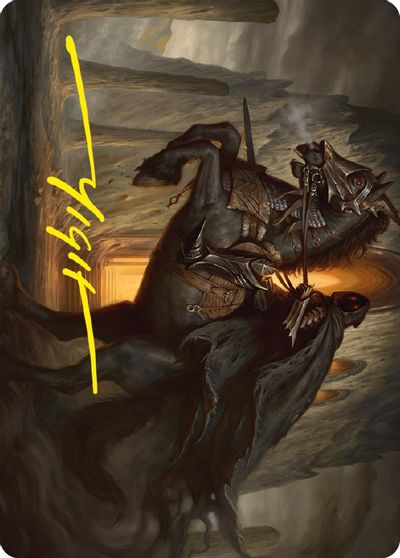 Nazgul Art Card Gold Stamped Signature #53