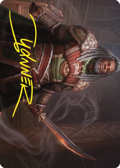 Theoden King of Rohan Art Card Gold Stamped Signature #25