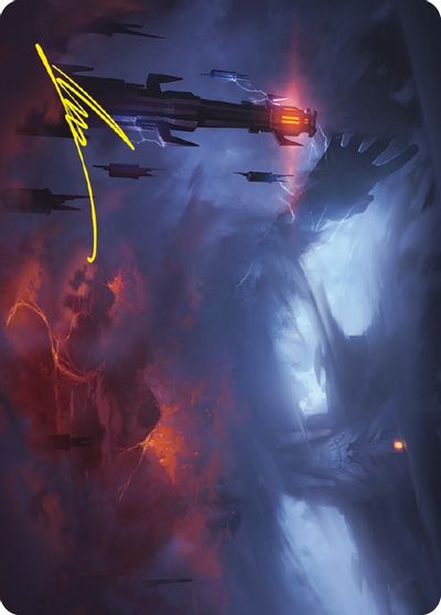 Shadow of the Enemy Art Card Gold Stamped Signature #8