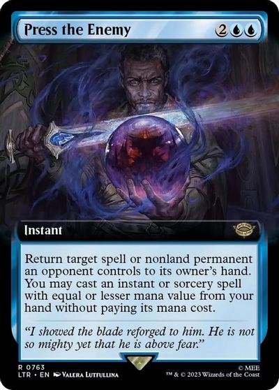 Press the Enemy Extended Art Surge Foil #763