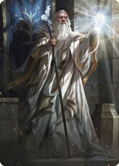 Gandalf the White Art Card #3