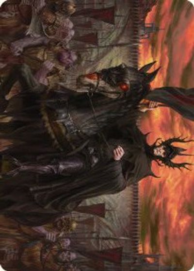 The Mouth of Sauron Art Card #18