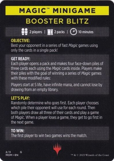 Magic Minigame Booster Blitz #2