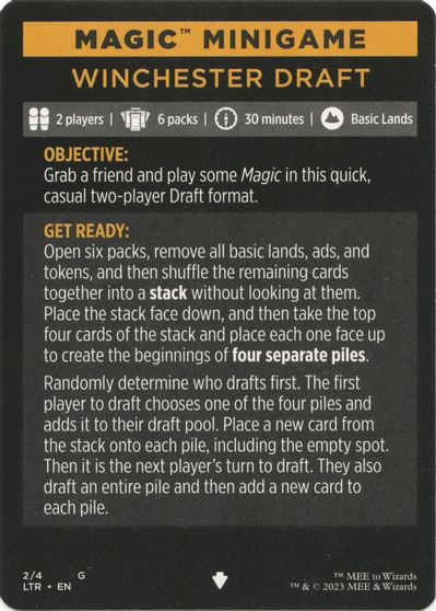 Magic Minigame Winchester Draft #2