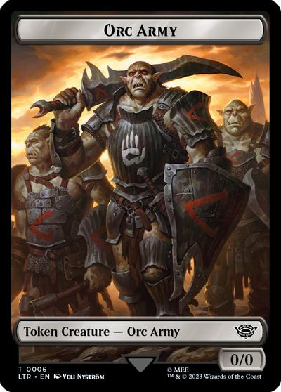 Orc Army 0006 Food 0009 Double Sided Token #6 // 9