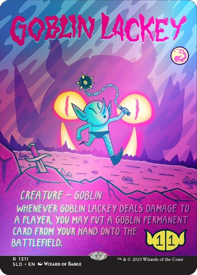 Goblin Lackey 1311 Rainbow Foil #1311