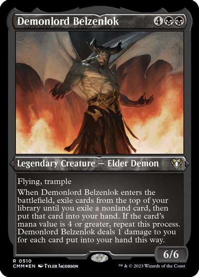 Demonlord Belzenlok Foil Etched #510