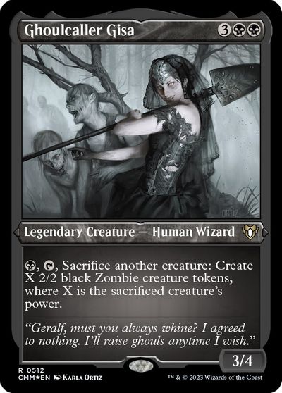 Ghoulcaller Gisa Foil Etched #512