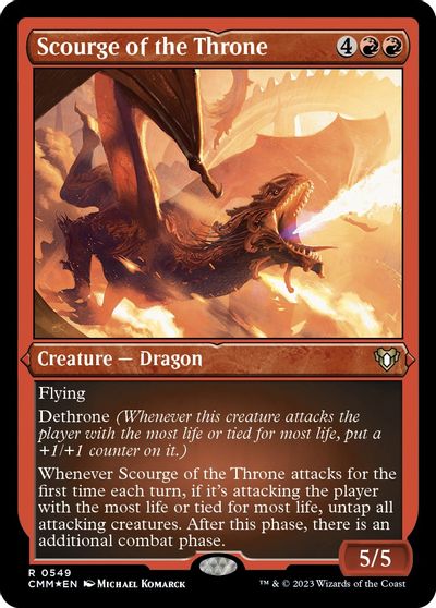 Scourge of the Throne Foil Etched #549