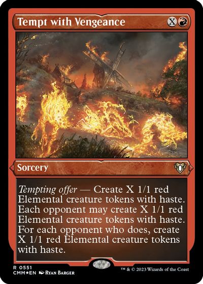 Tempt with Vengeance Foil Etched #551