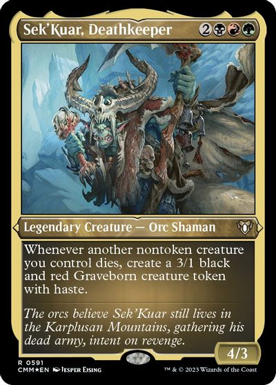 SekKuar Deathkeeper Foil Etched #591
