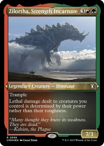 Zilortha Strength Incarnate Foil Etched #599