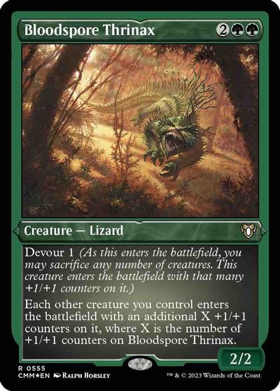 Bloodspore Thrinax Foil Etched #555