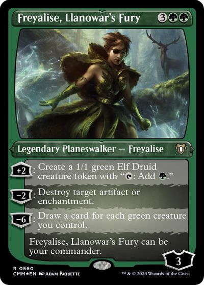 Freyalise Llanowars Fury Foil Etched #560