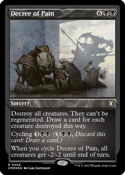 Decree of Pain Foil Etched #508