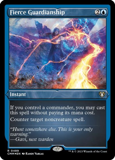 Fierce Guardianship Foil Etched #489
