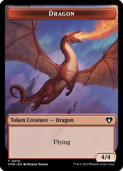 Dragon Kor Ally Double Sided Token #70 // 64