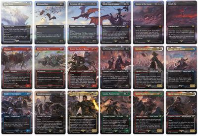 Battle of the Pelennor Fields Scene Set of 18 #420-437