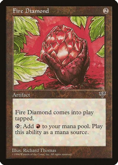 Fire Diamond Seventh Edition Uncommon MTG Magic