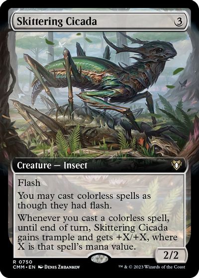 Skittering Cicada Extended Art #750