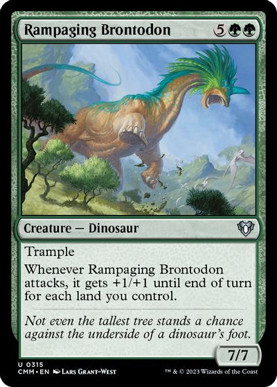 Rampaging Brontodon #315