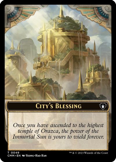 Citys Blessing Construct 0041 Double Sided Token #49 // 41