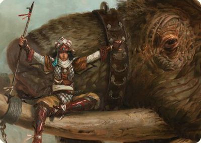 Tuskguard Captain Art Card #16