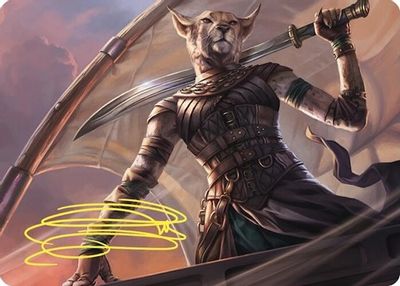 Mirri Weatherlight Duelist Art Card Gold Stamped Signature #28