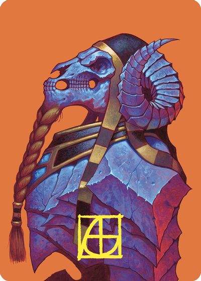Neheb the Eternal Art Card Gold Stamped Signature #55