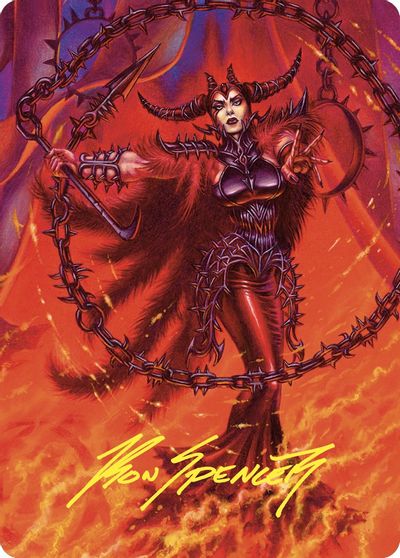 Deadly Rollick Art Card Gold Stamped Signature #63