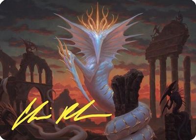 Sliver Gravemother Art Card Gold Stamped Signature #73
